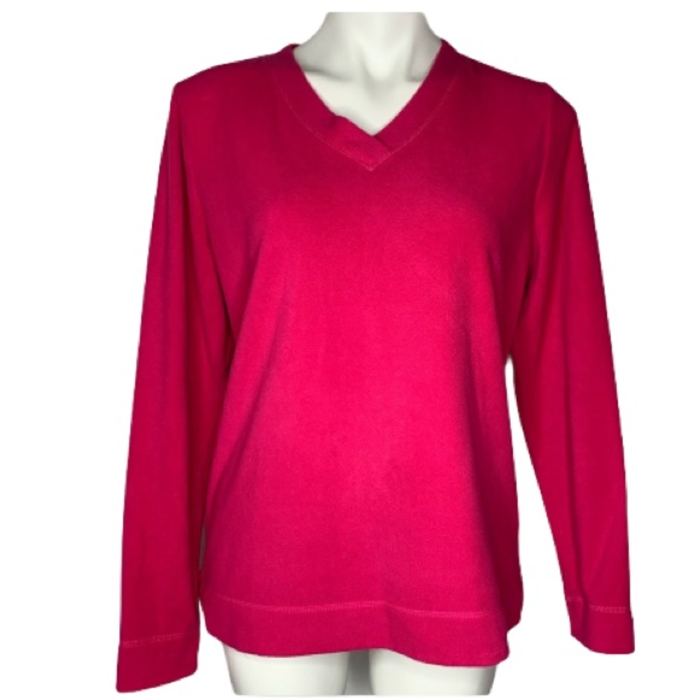 SJB Active Hot Pink Fleece Longsleeve Top